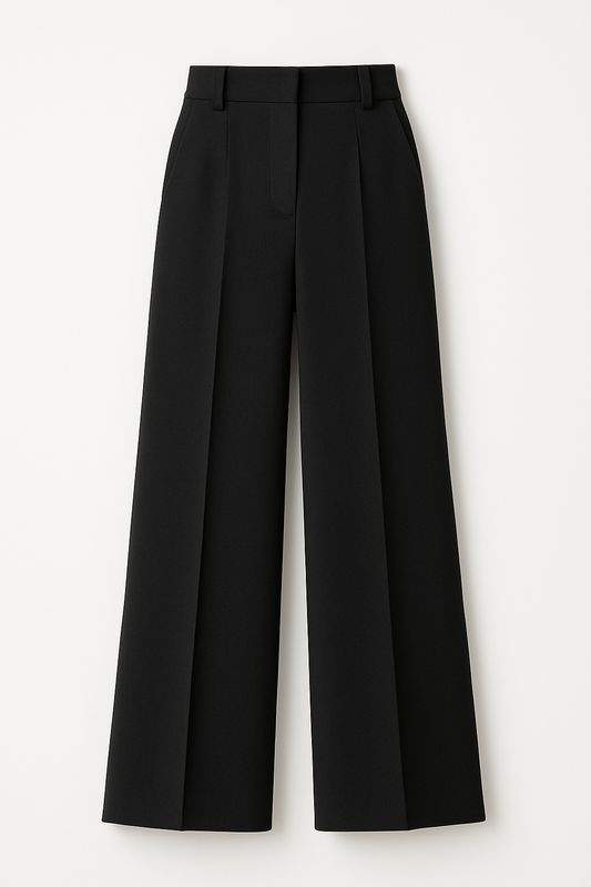 Women's Square Pants - Wide Leg Trousers